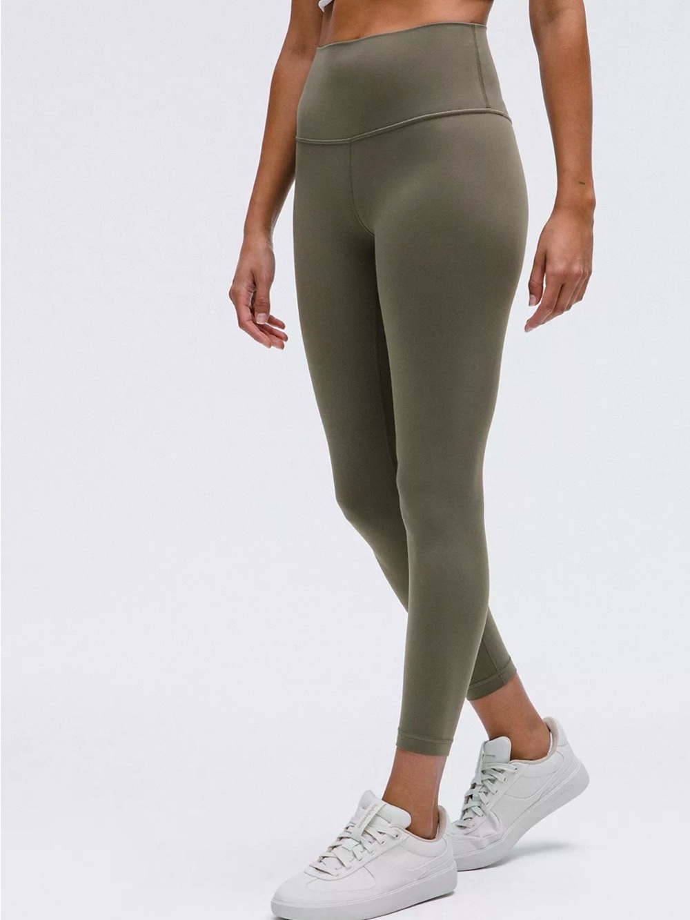 Lululemon High-Rise Olive Green Leggings
